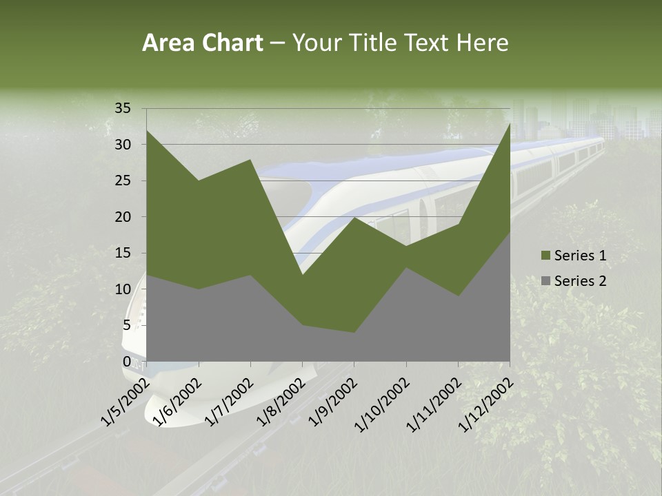 Rapid Tree Railway PowerPoint Template