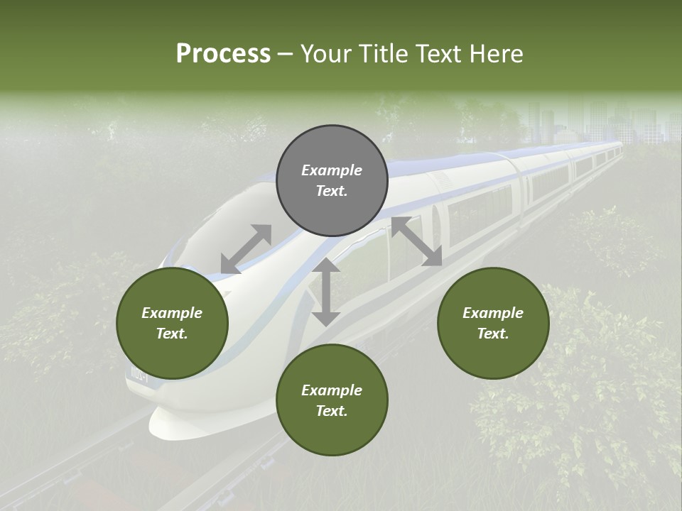Rapid Tree Railway PowerPoint Template