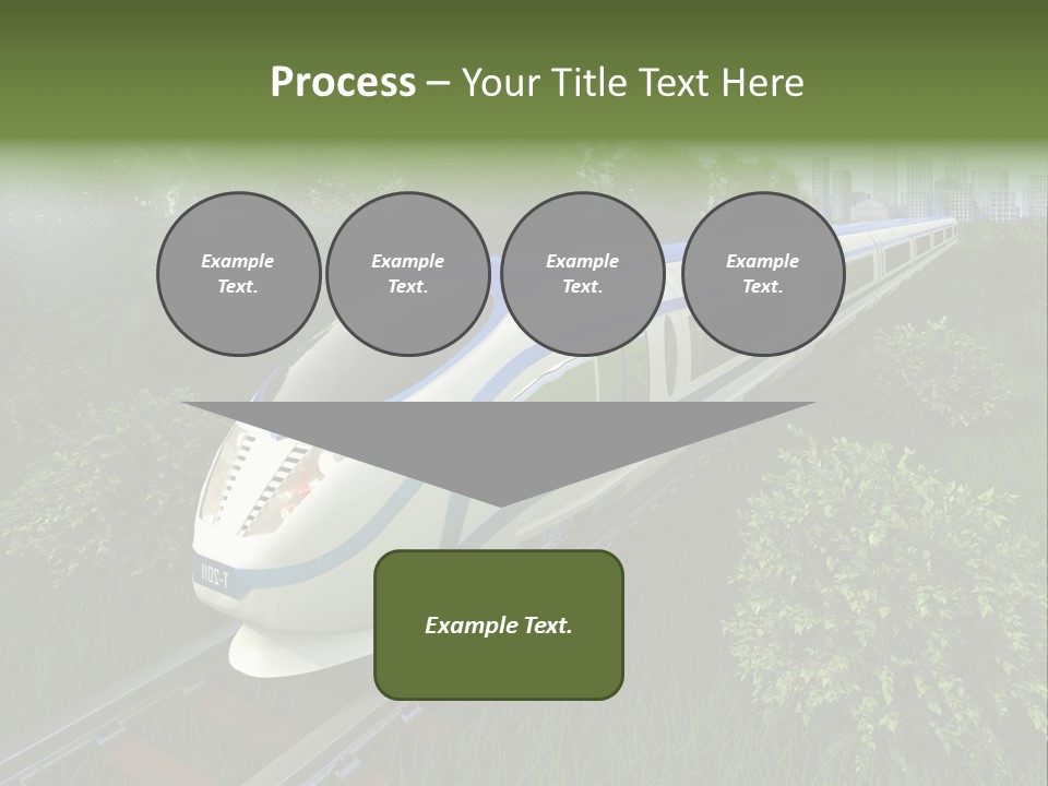 Rapid Tree Railway PowerPoint Template