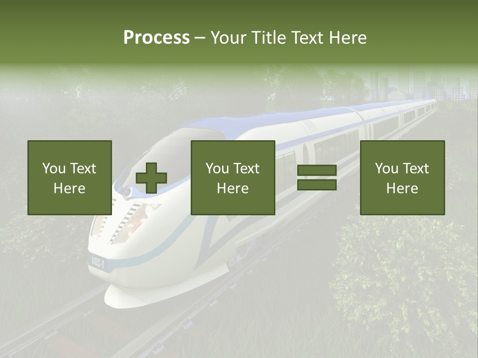 Rapid Tree Railway PowerPoint Template