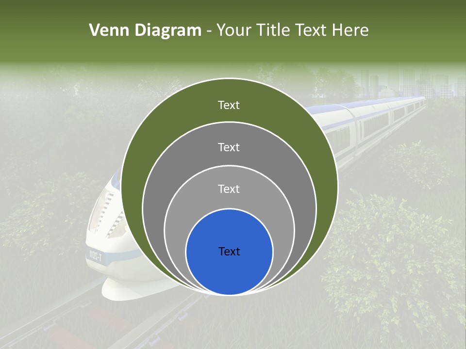 Rapid Tree Railway PowerPoint Template