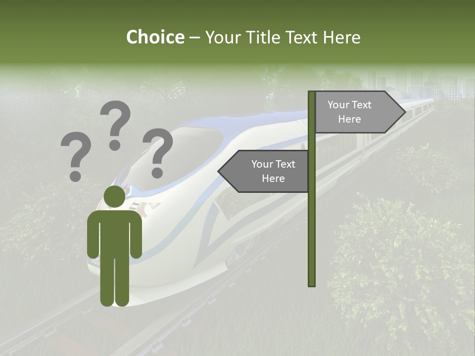 Rapid Tree Railway PowerPoint Template