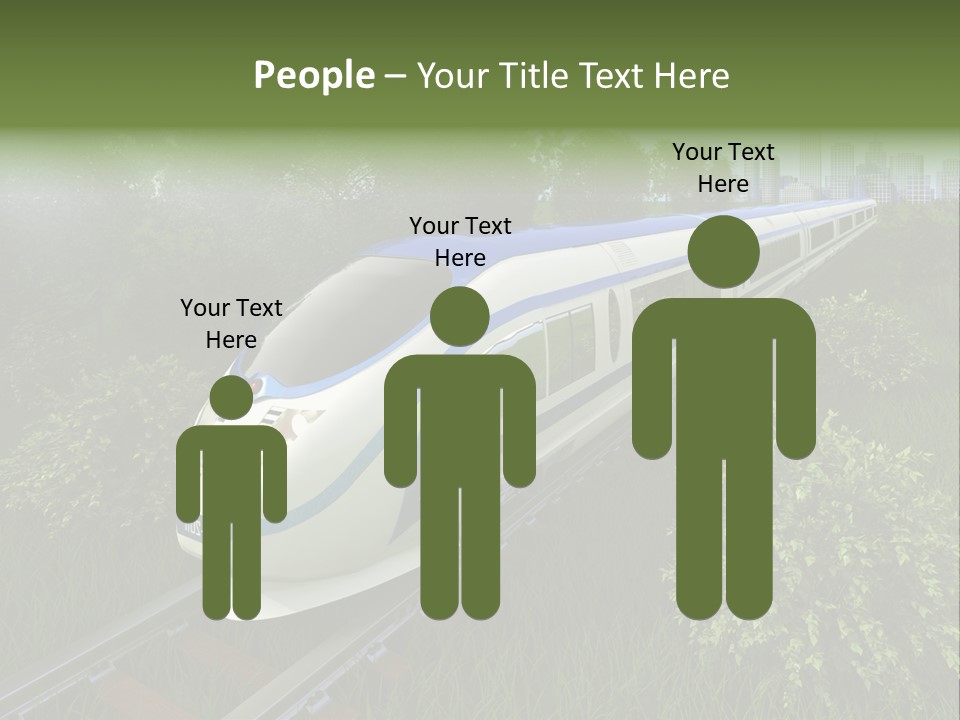 Rapid Tree Railway PowerPoint Template