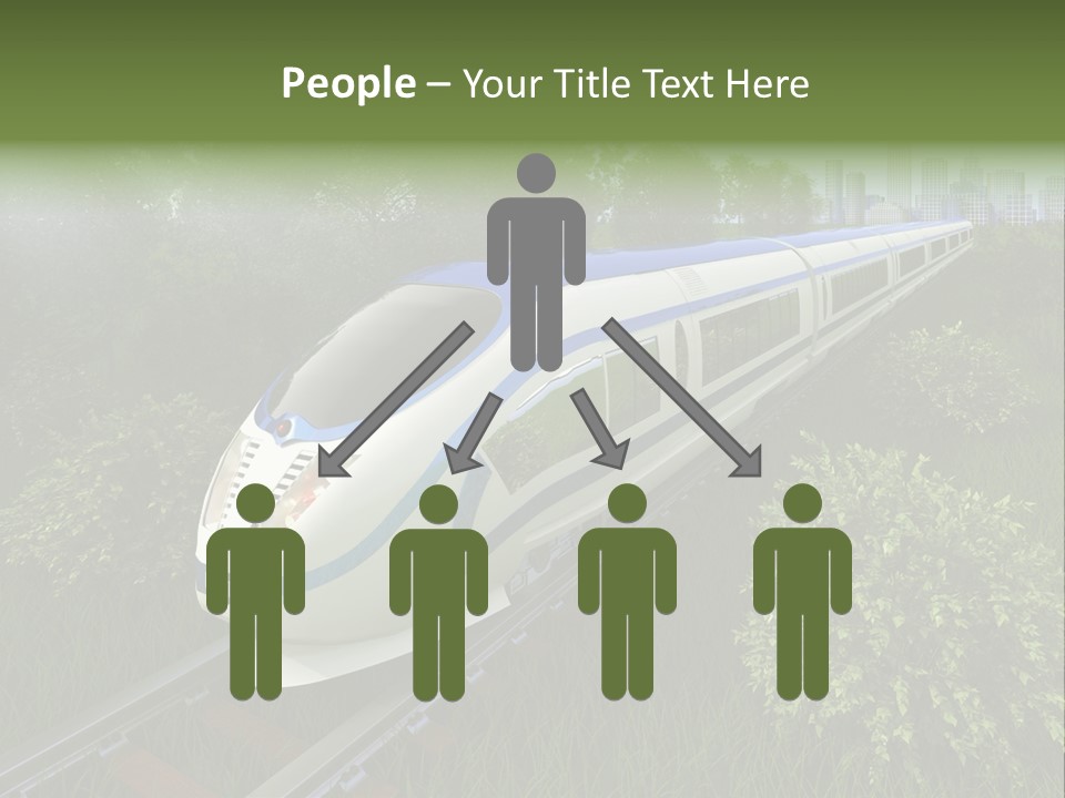 Rapid Tree Railway PowerPoint Template