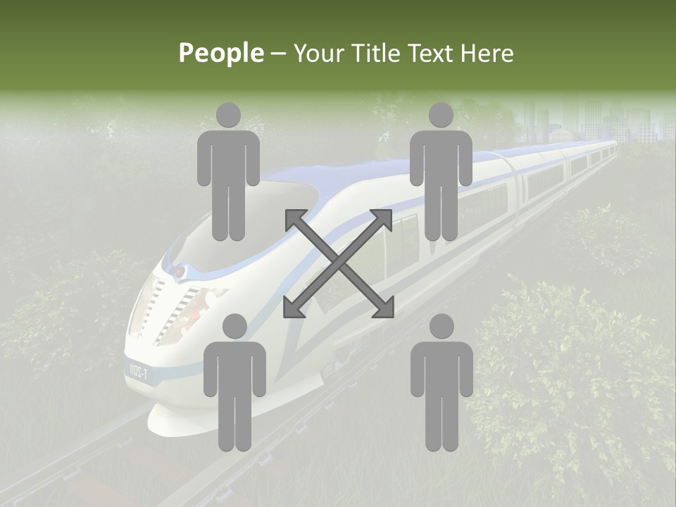 Rapid Tree Railway PowerPoint Template