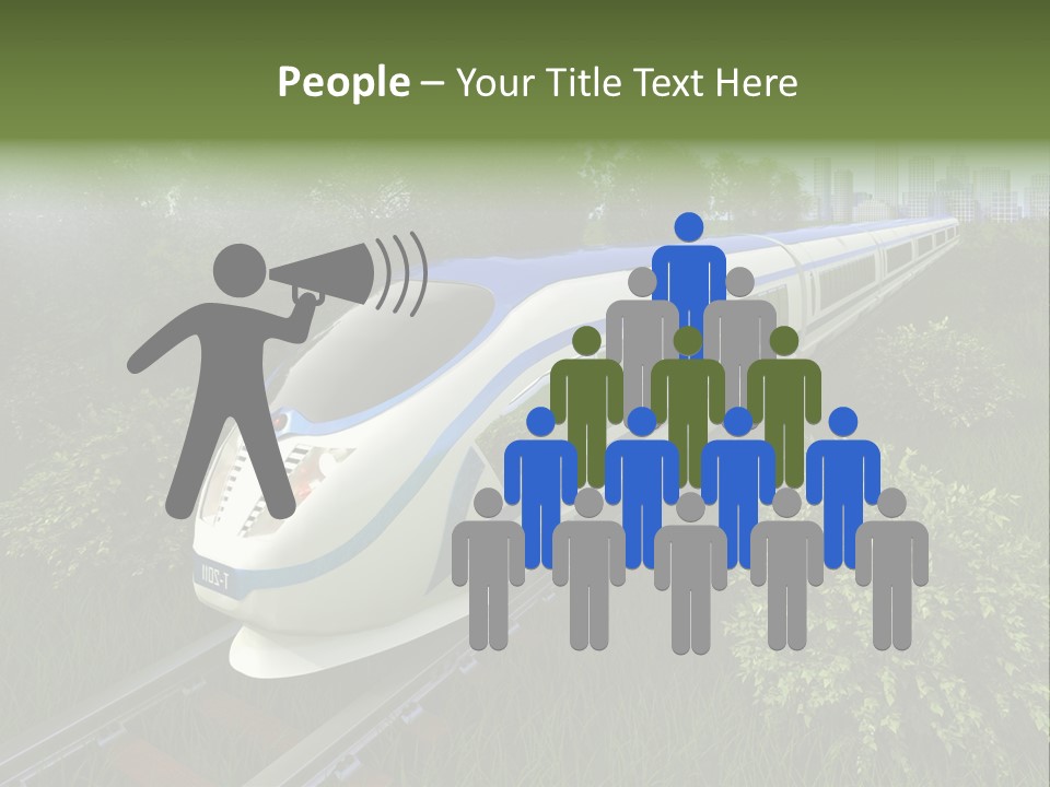 Rapid Tree Railway PowerPoint Template
