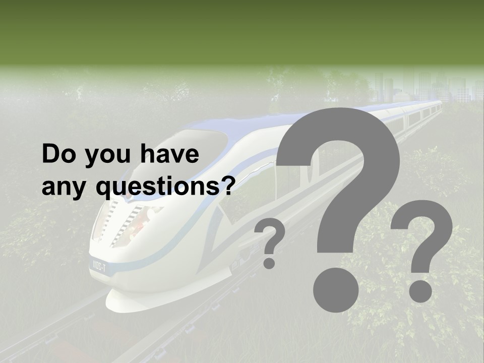 Rapid Tree Railway PowerPoint Template