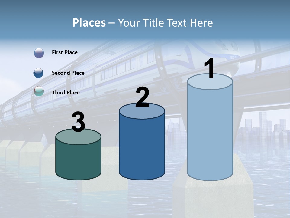 Bridge Rapid Ocean PowerPoint Template