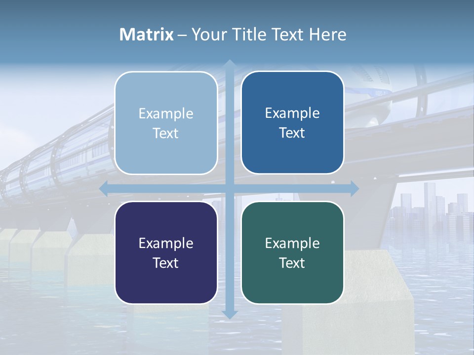 Bridge Rapid Ocean PowerPoint Template