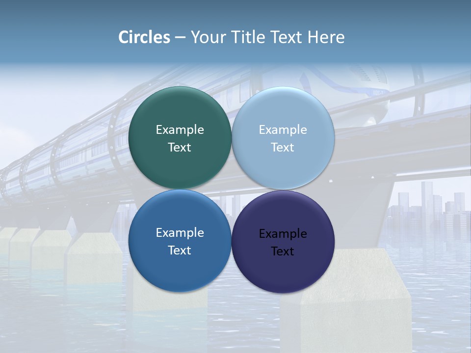 Bridge Rapid Ocean PowerPoint Template