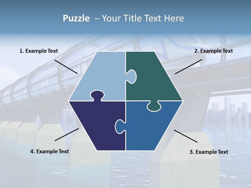 Bridge Rapid Ocean PowerPoint Template