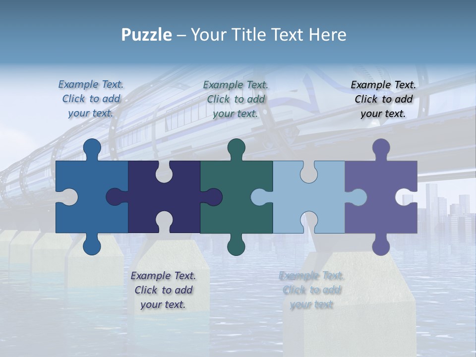 Bridge Rapid Ocean PowerPoint Template