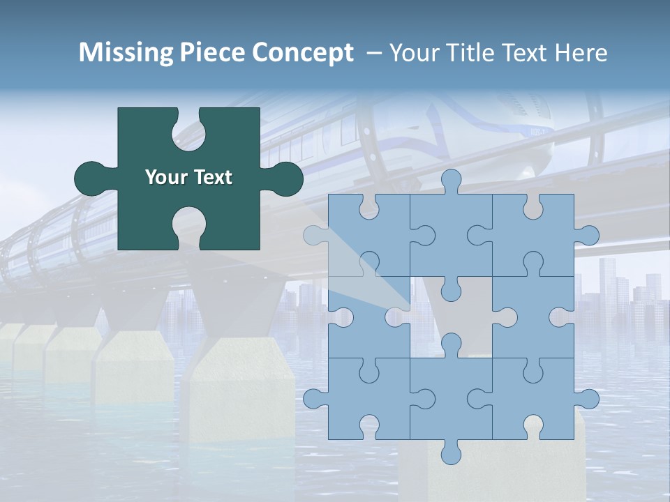 Bridge Rapid Ocean PowerPoint Template