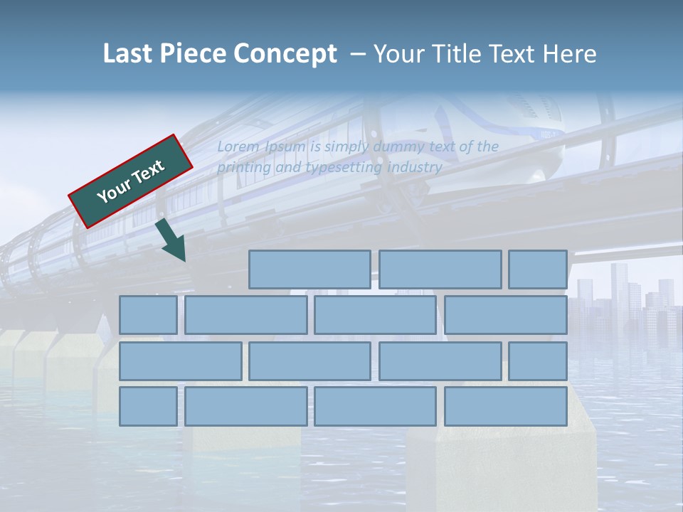 Bridge Rapid Ocean PowerPoint Template