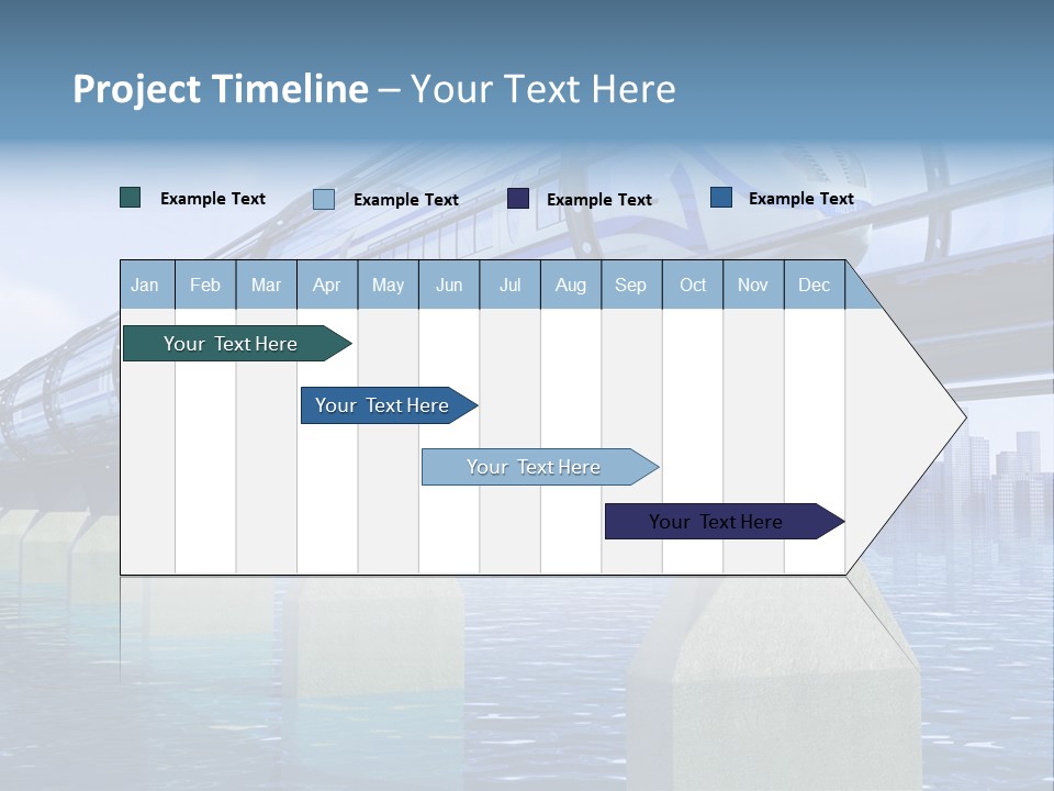 Bridge Rapid Ocean PowerPoint Template