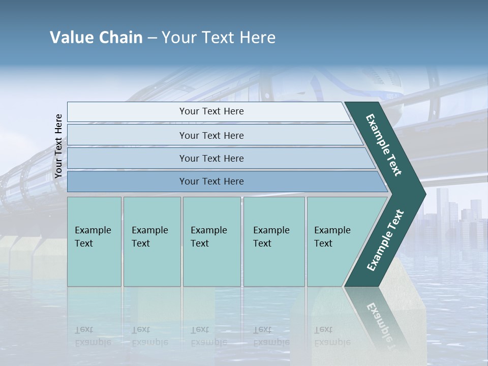 Bridge Rapid Ocean PowerPoint Template