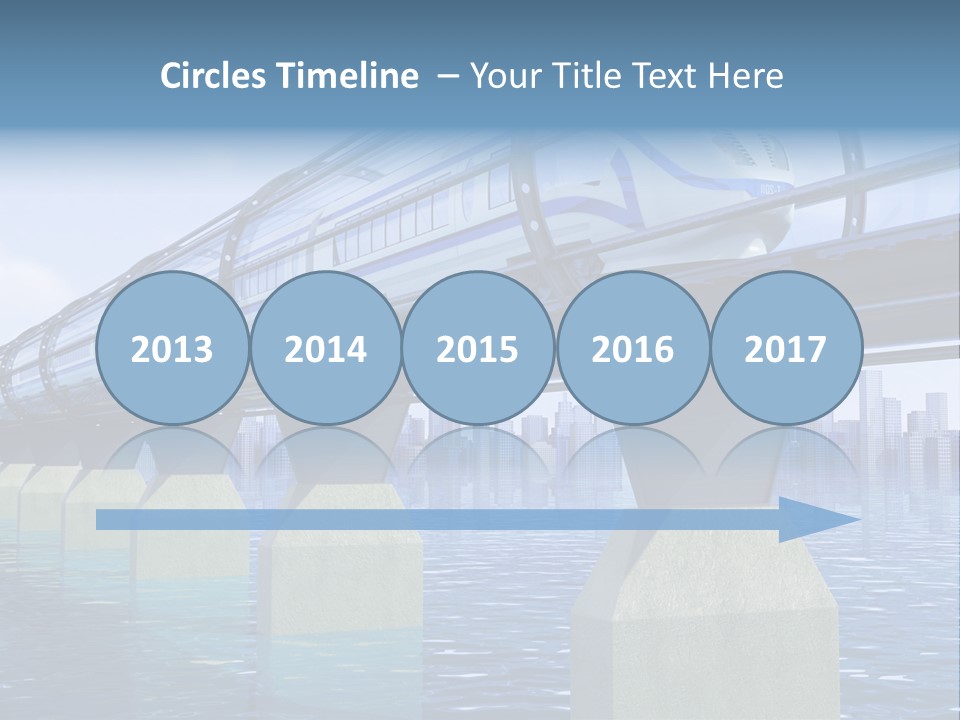 Bridge Rapid Ocean PowerPoint Template