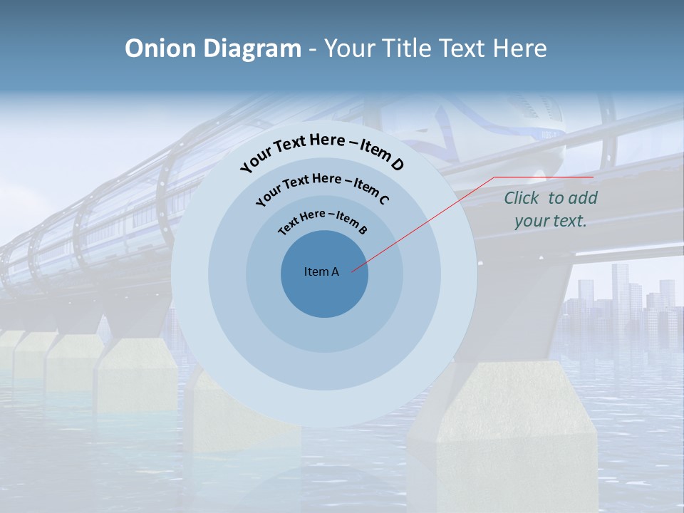 Bridge Rapid Ocean PowerPoint Template