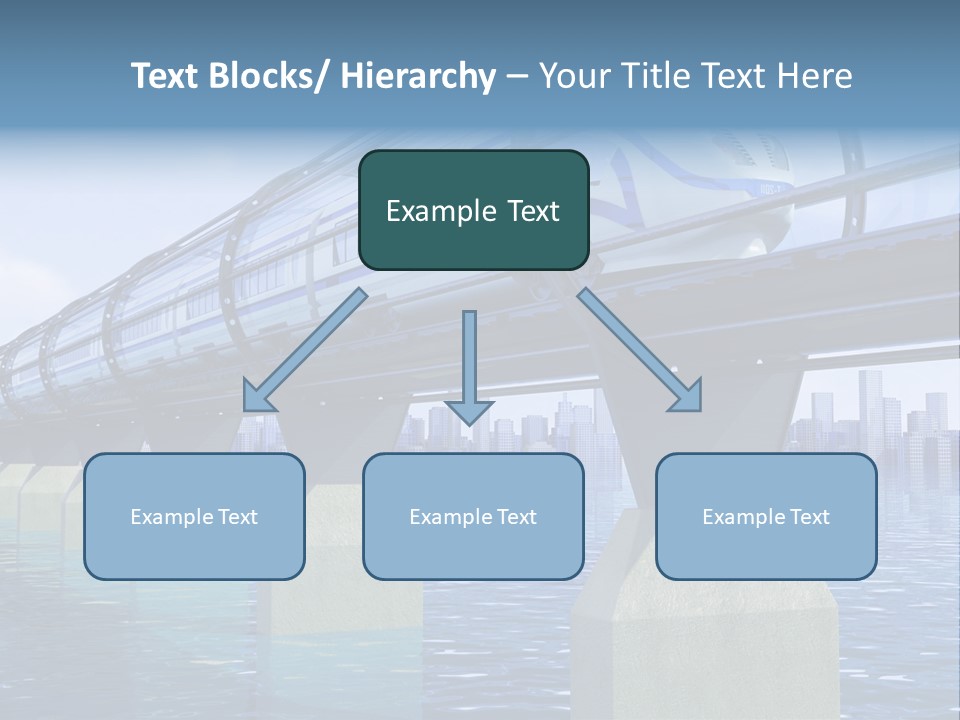 Bridge Rapid Ocean PowerPoint Template