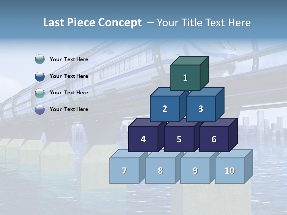 Bridge Rapid Ocean PowerPoint Template