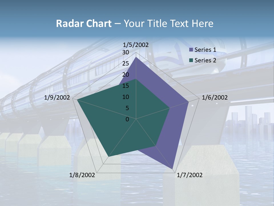 Bridge Rapid Ocean PowerPoint Template