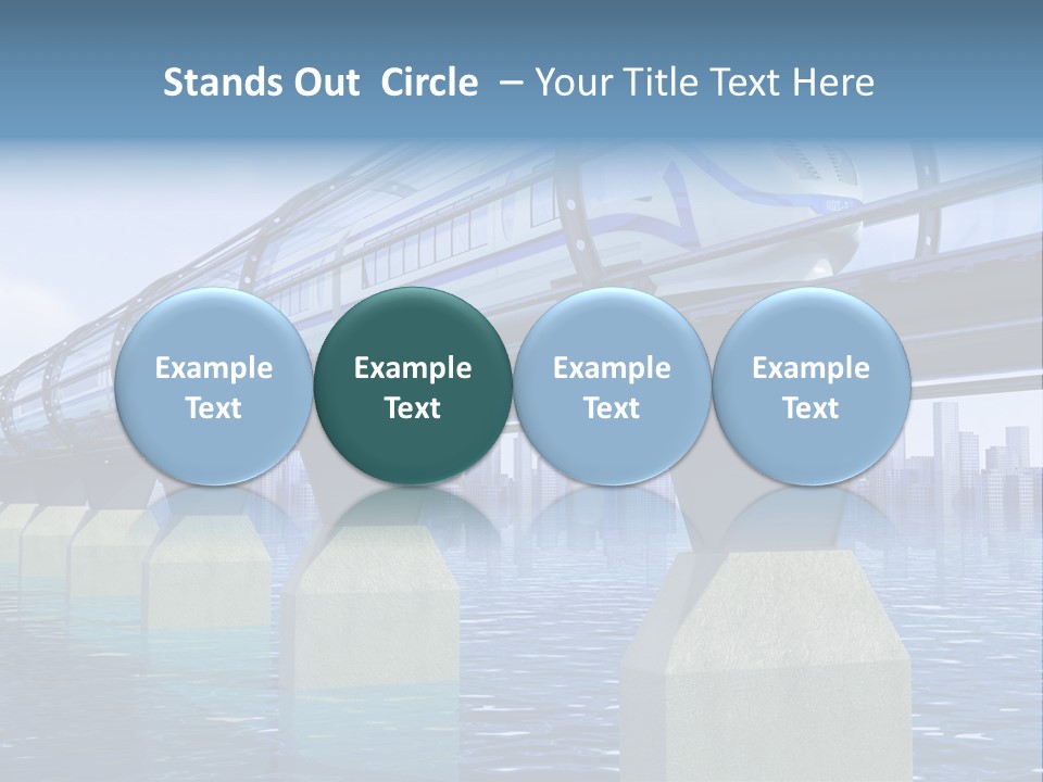 Bridge Rapid Ocean PowerPoint Template