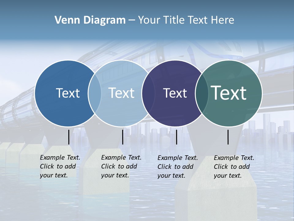 Bridge Rapid Ocean PowerPoint Template