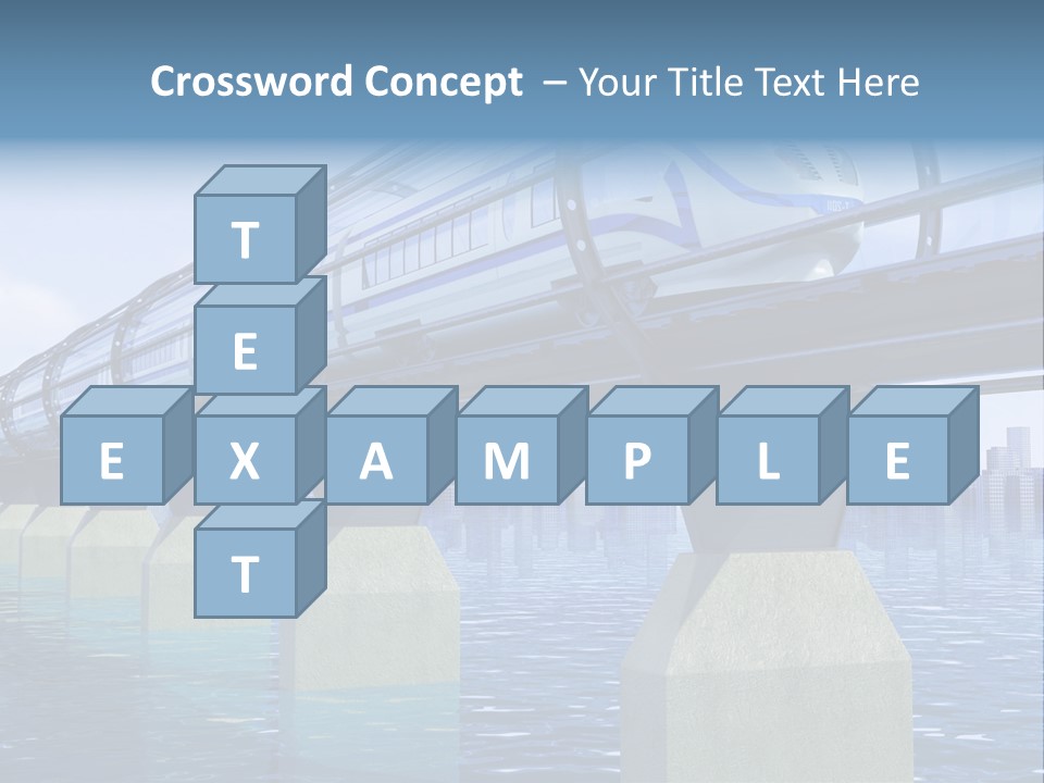 Bridge Rapid Ocean PowerPoint Template