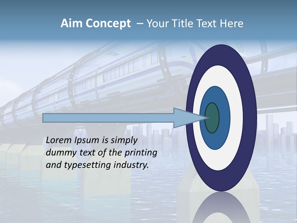Bridge Rapid Ocean PowerPoint Template