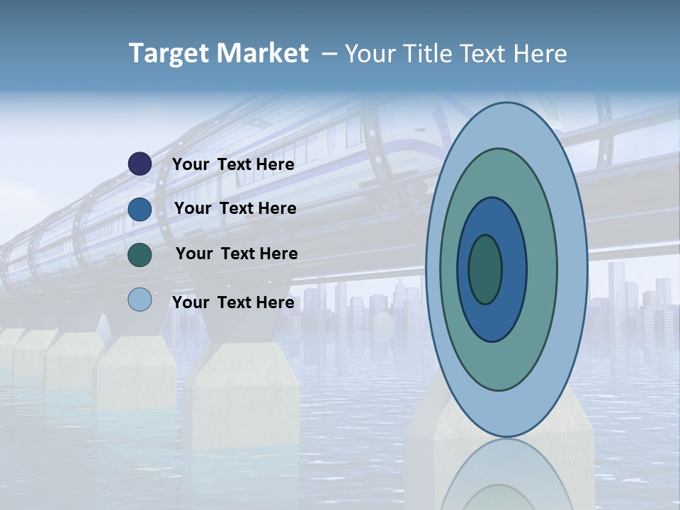 Bridge Rapid Ocean PowerPoint Template