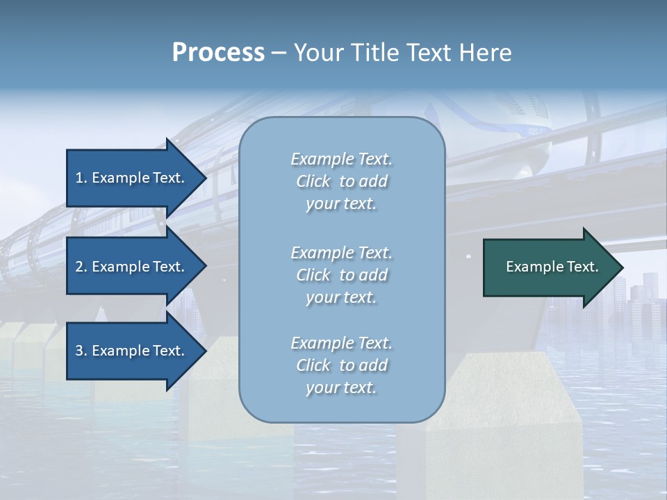 Bridge Rapid Ocean PowerPoint Template