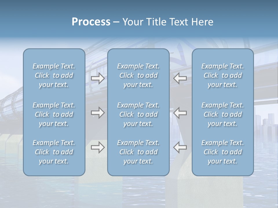 Bridge Rapid Ocean PowerPoint Template