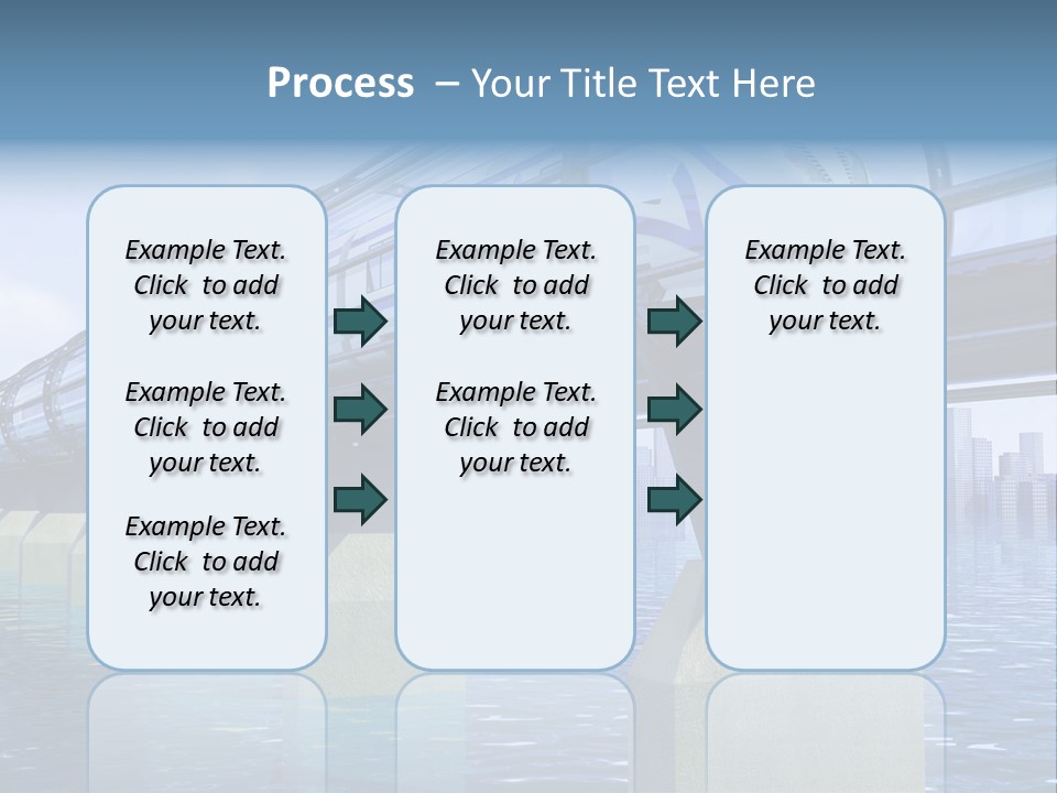 Bridge Rapid Ocean PowerPoint Template