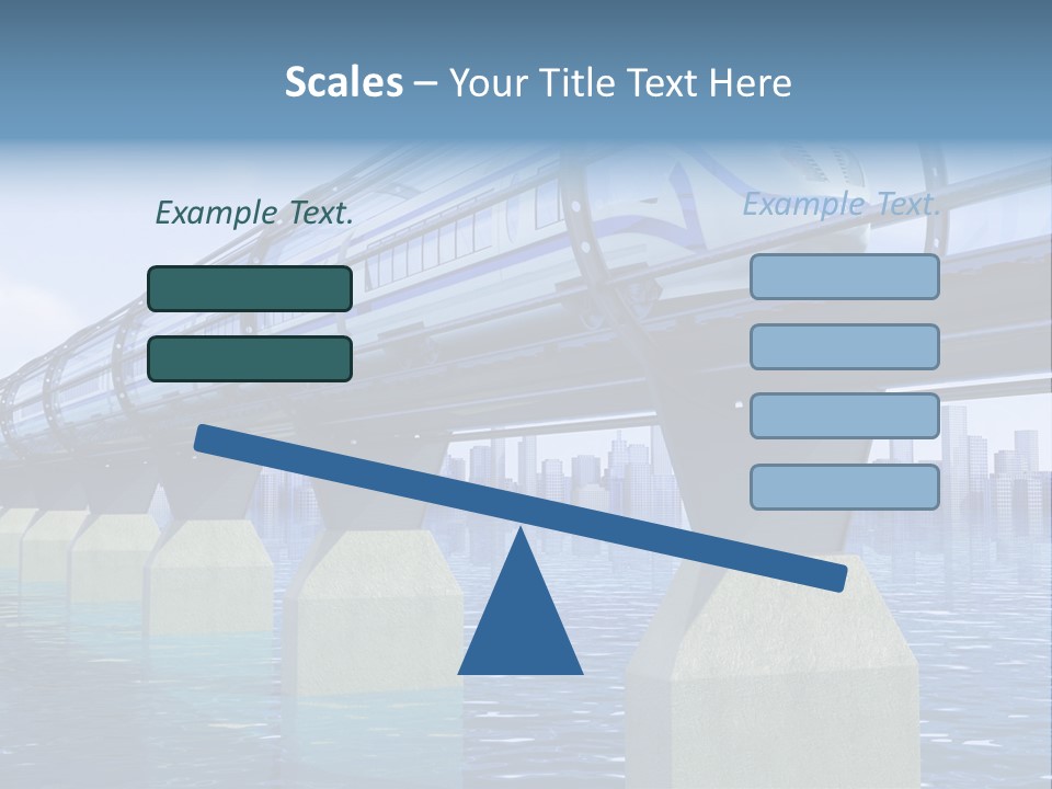 Bridge Rapid Ocean PowerPoint Template