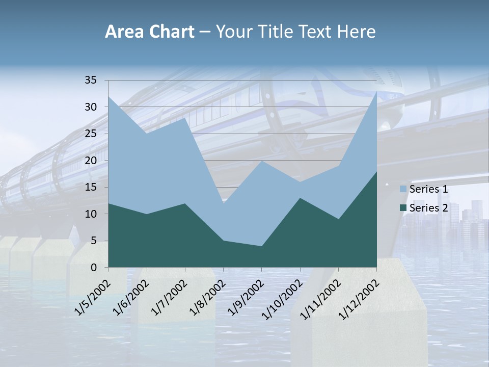 Bridge Rapid Ocean PowerPoint Template