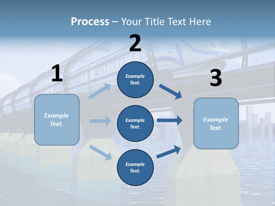 Bridge Rapid Ocean PowerPoint Template