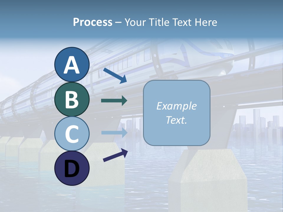 Bridge Rapid Ocean PowerPoint Template