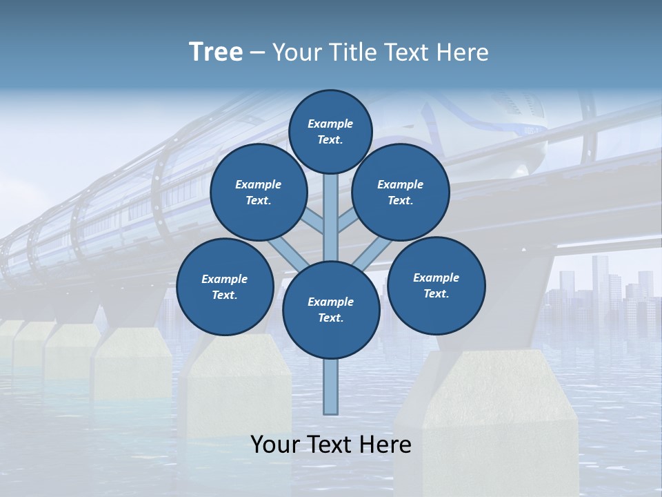 Bridge Rapid Ocean PowerPoint Template