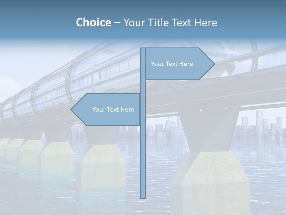 Bridge Rapid Ocean PowerPoint Template