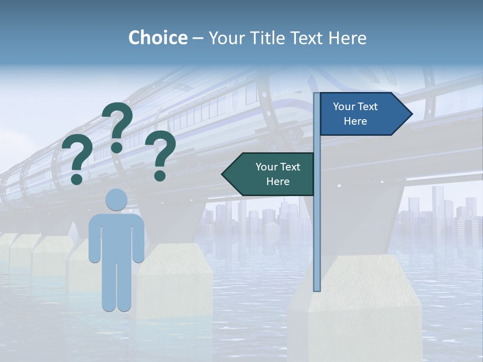 Bridge Rapid Ocean PowerPoint Template