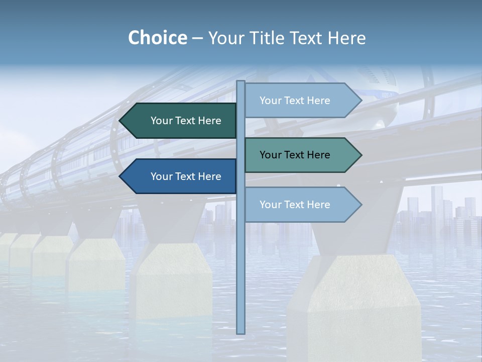 Bridge Rapid Ocean PowerPoint Template