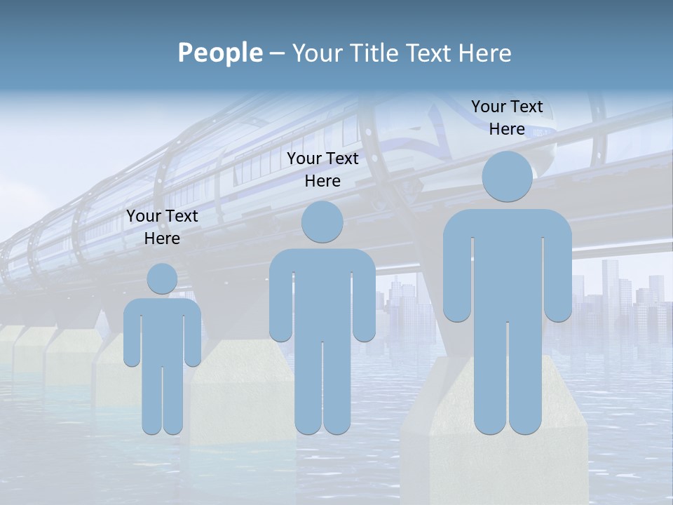 Bridge Rapid Ocean PowerPoint Template