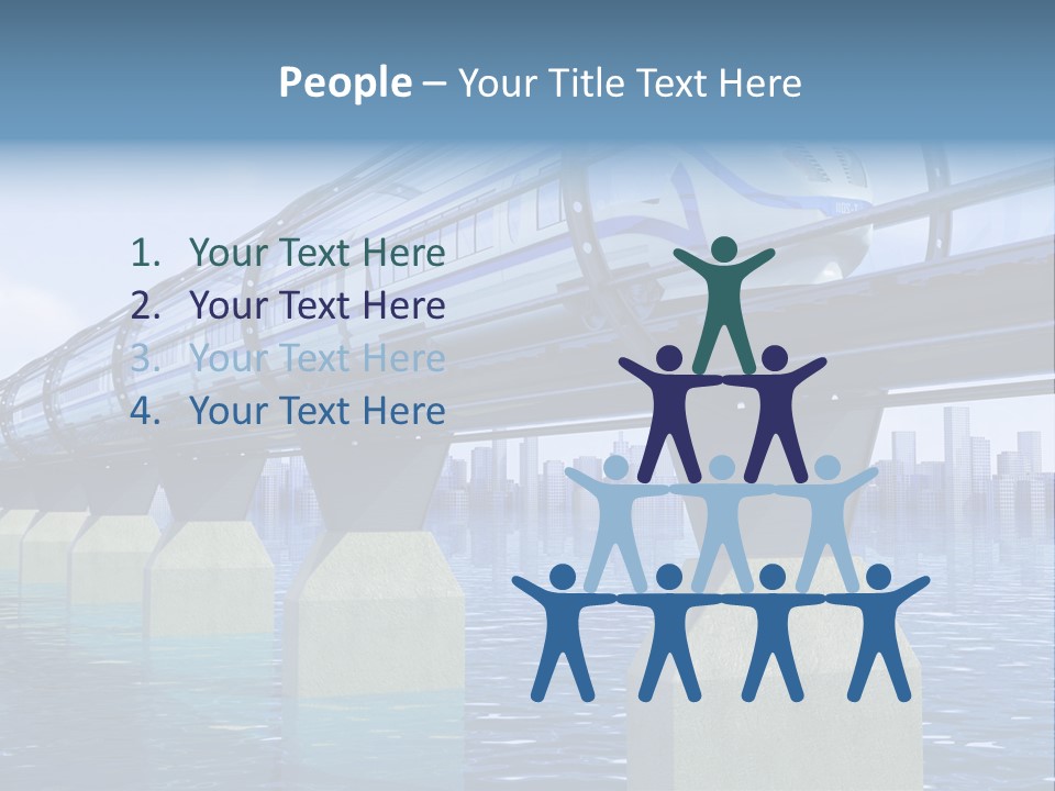 Bridge Rapid Ocean PowerPoint Template