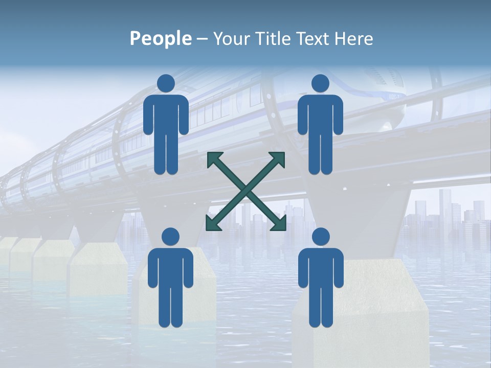 Bridge Rapid Ocean PowerPoint Template