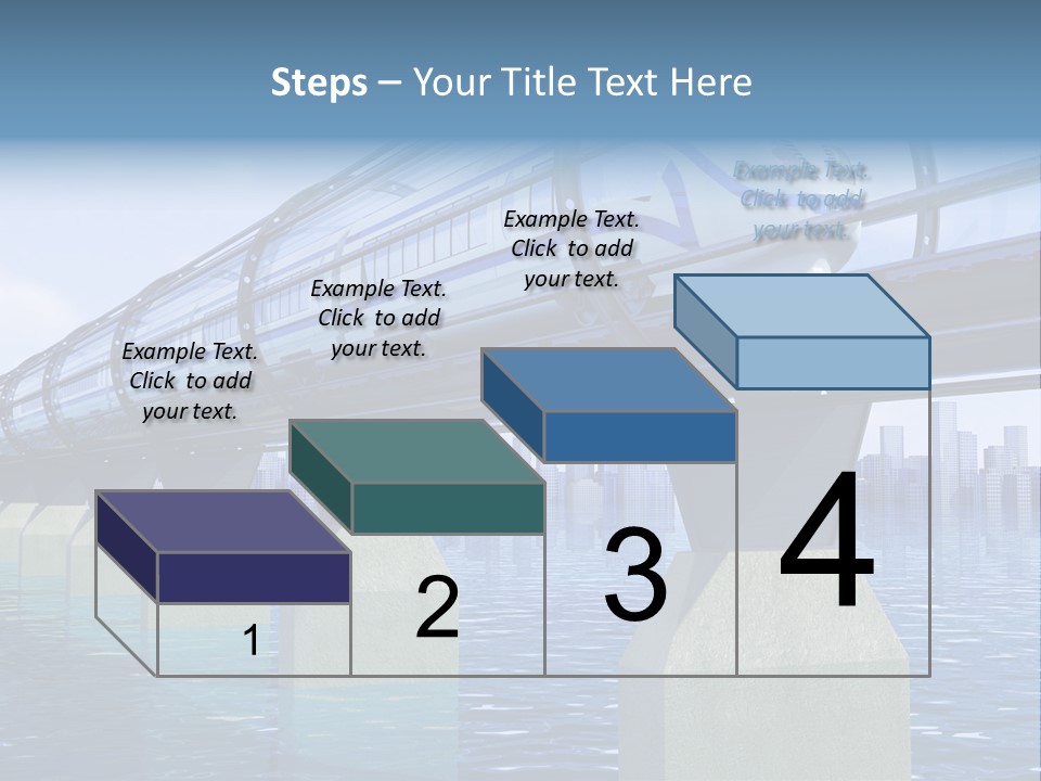 Bridge Rapid Ocean PowerPoint Template