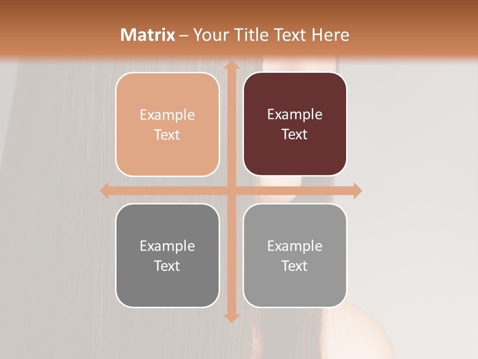 Femininity Beautiful Photo PowerPoint Template