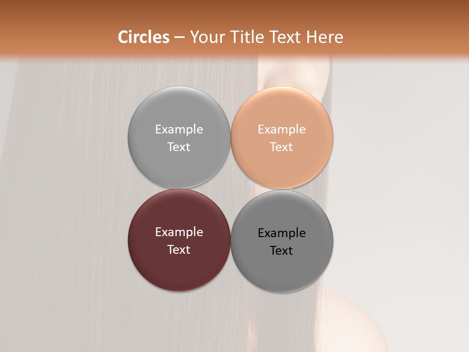 Femininity Beautiful Photo PowerPoint Template