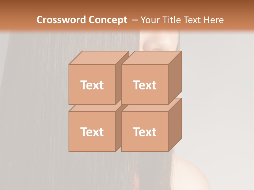 Femininity Beautiful Photo PowerPoint Template