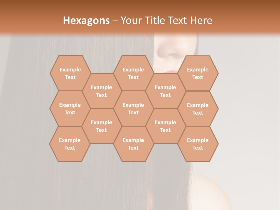 Femininity Beautiful Photo PowerPoint Template