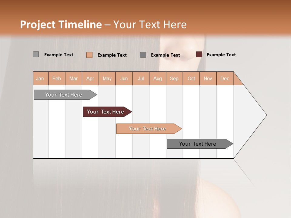 Femininity Beautiful Photo PowerPoint Template